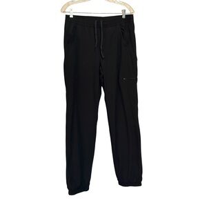 WINTER 2024 Eddie Bauer Fleece Lined Black Joggers Sweatpants Ladies 6 EXCELLENT